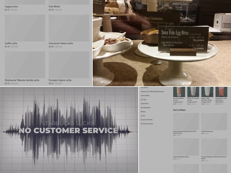 Starbucks Menu