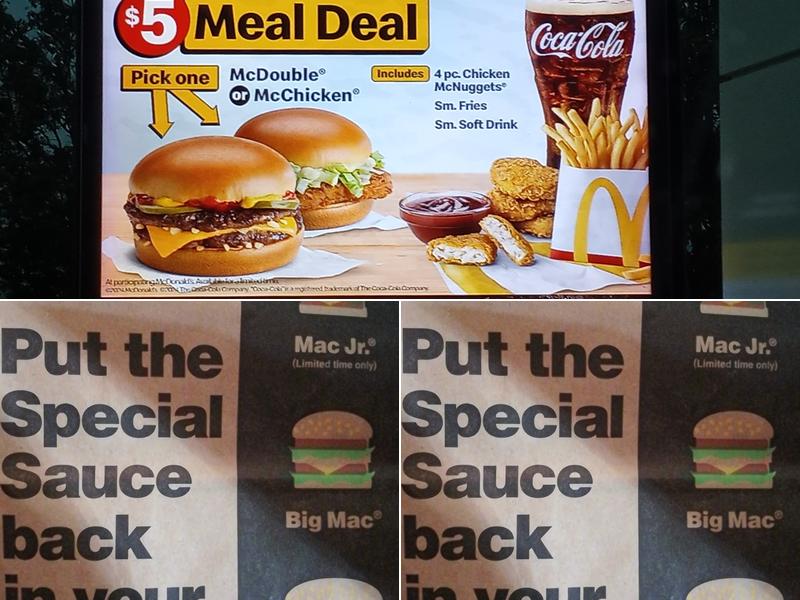 McDonald's Menu
