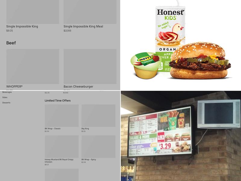 Burger King Menu