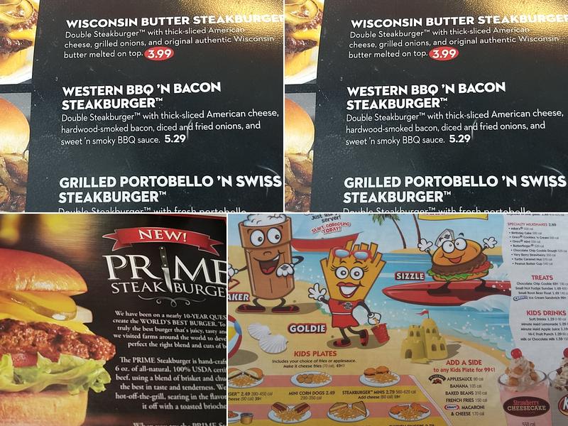 Steak 'n Shake Menu