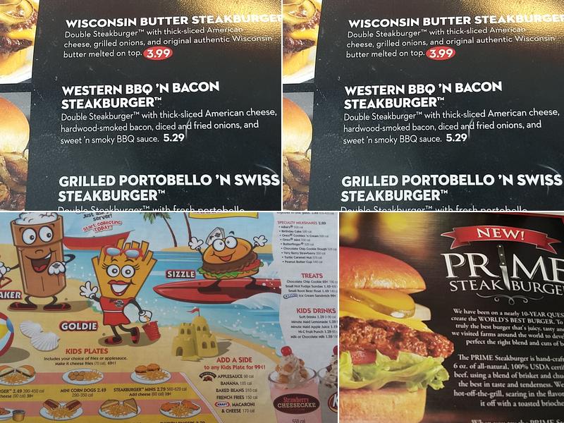 Steak 'n Shake Menu