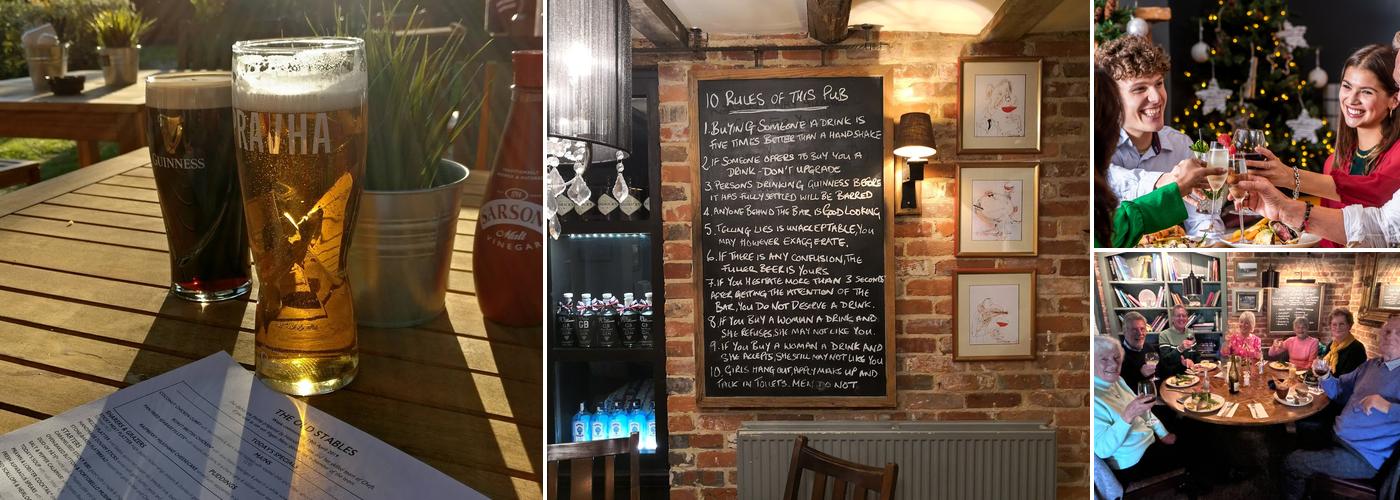 The Old Stables Menu