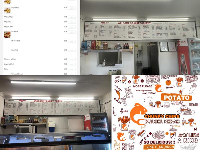 Mike's Chippy Menu