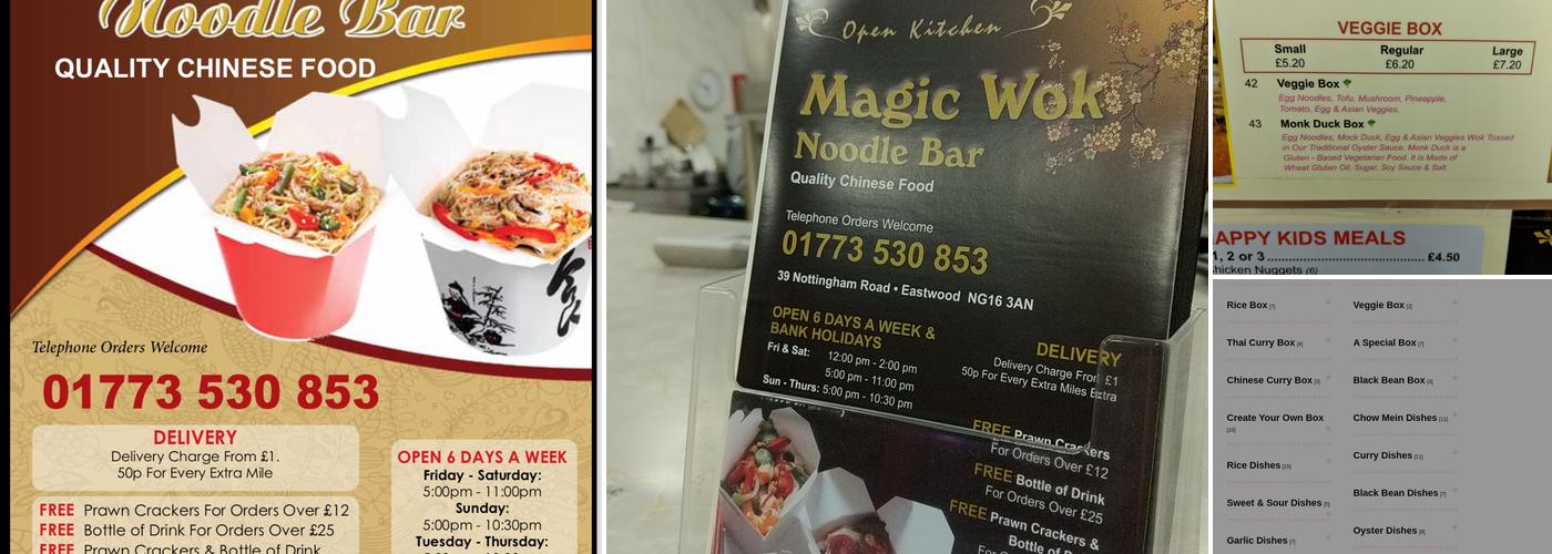 Magic Wok Noodle Bar Menu