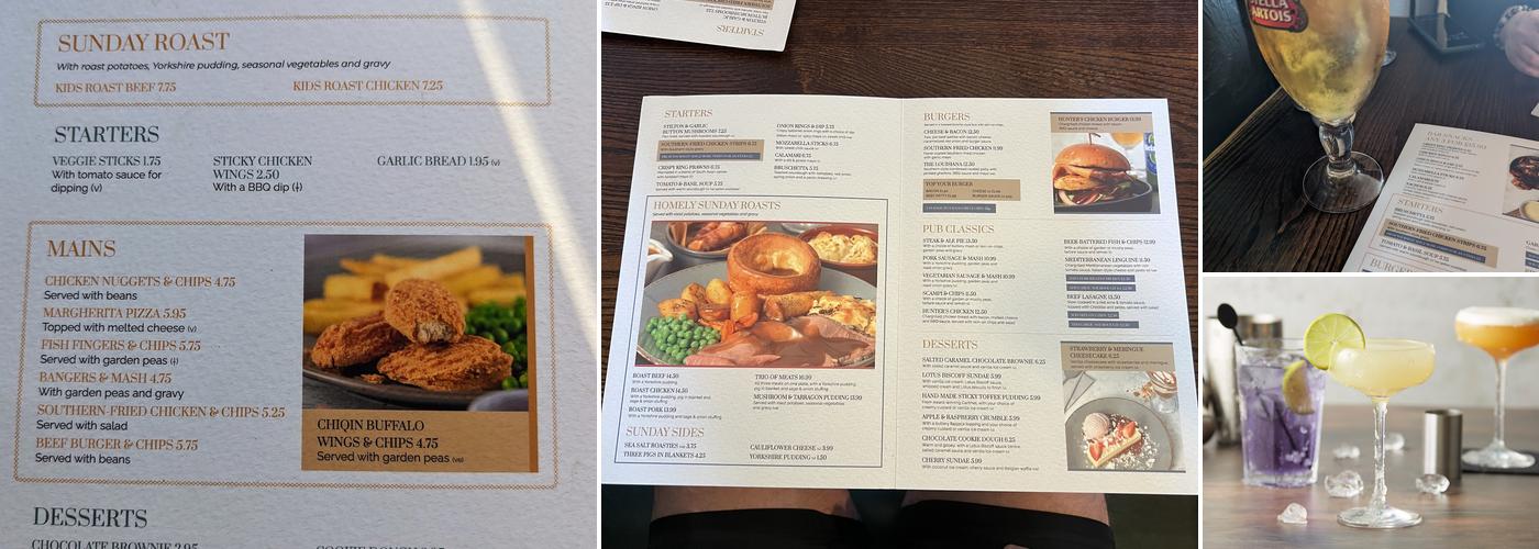 Waggon & Horses Menu