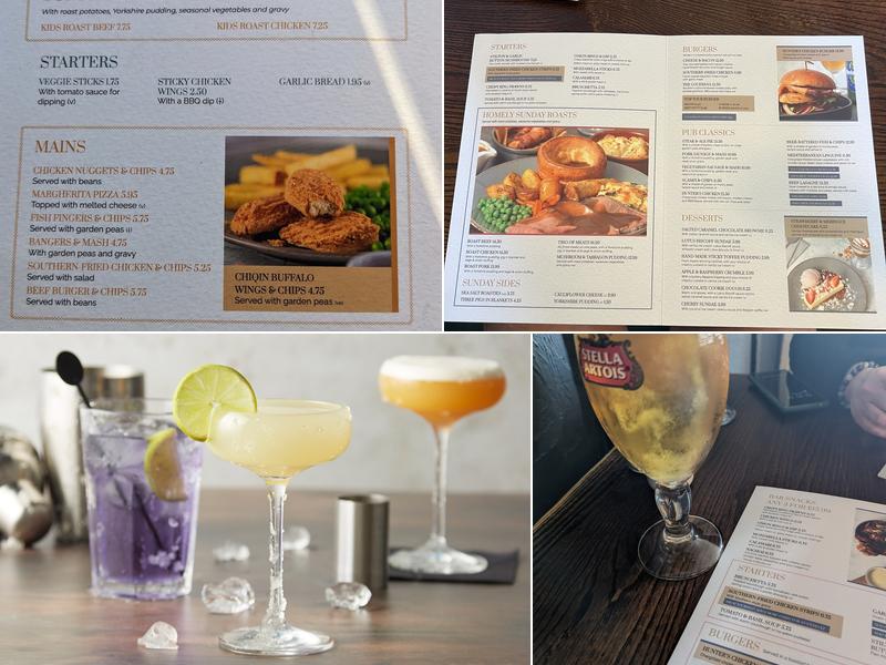 Waggon & Horses Menu