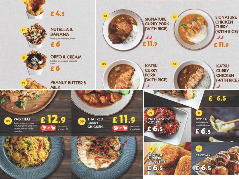 Popchop Curry House Menu