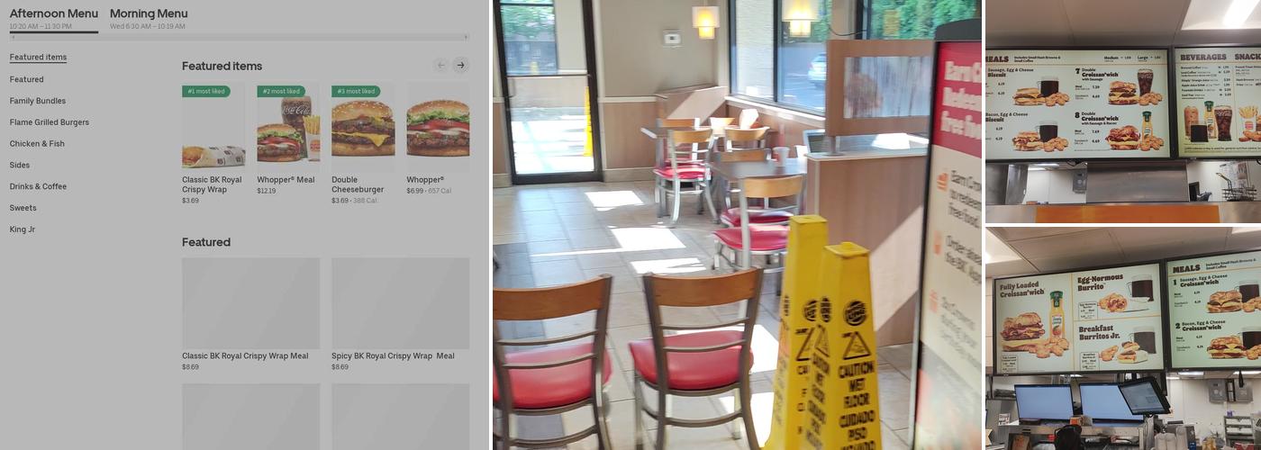 Burger King Menu