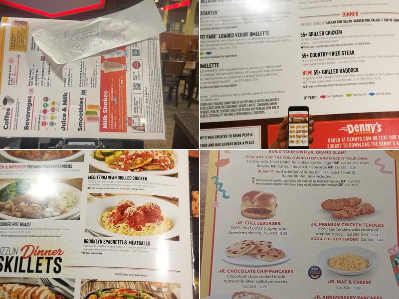 Denny's Menu