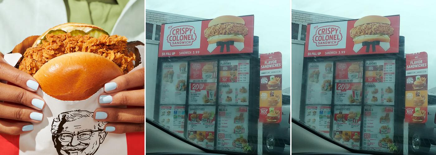 KFC Menu