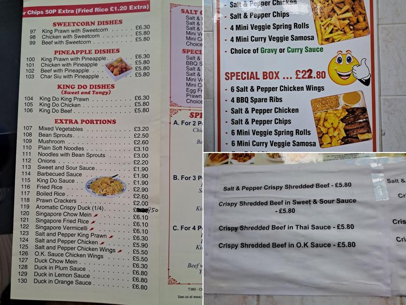Chiu’s Fish & Chips Menu