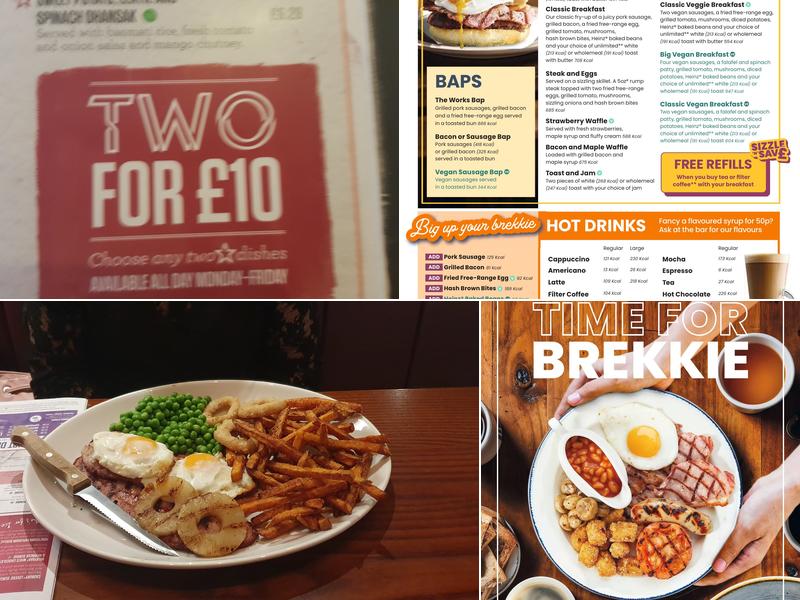 The Highfield Restaurant Menu