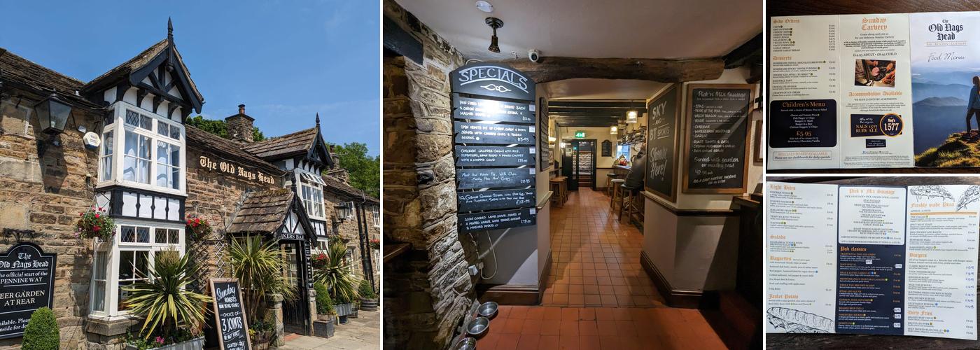 The Old Nags Head Menu