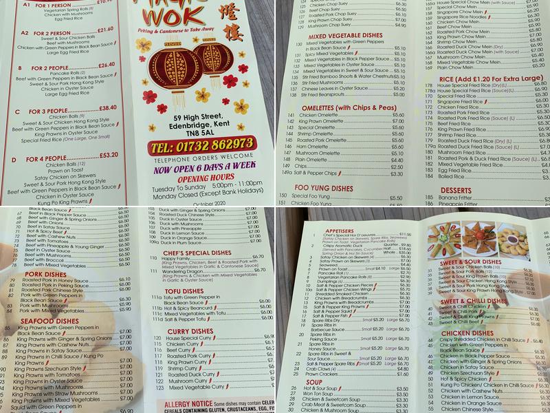 Magic Wok Menu
