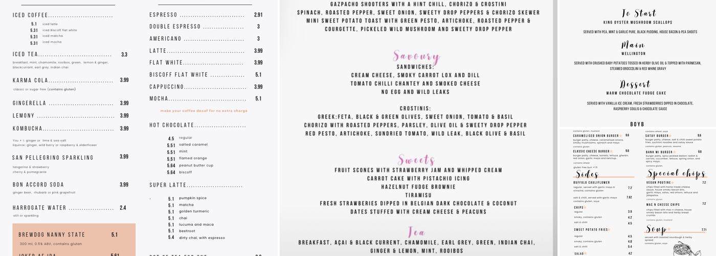 Seeds For The Soul Ltd Menu