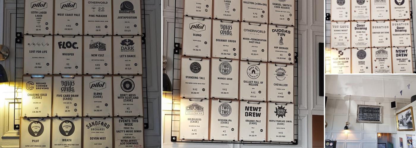 Dreadnought Leith Menu