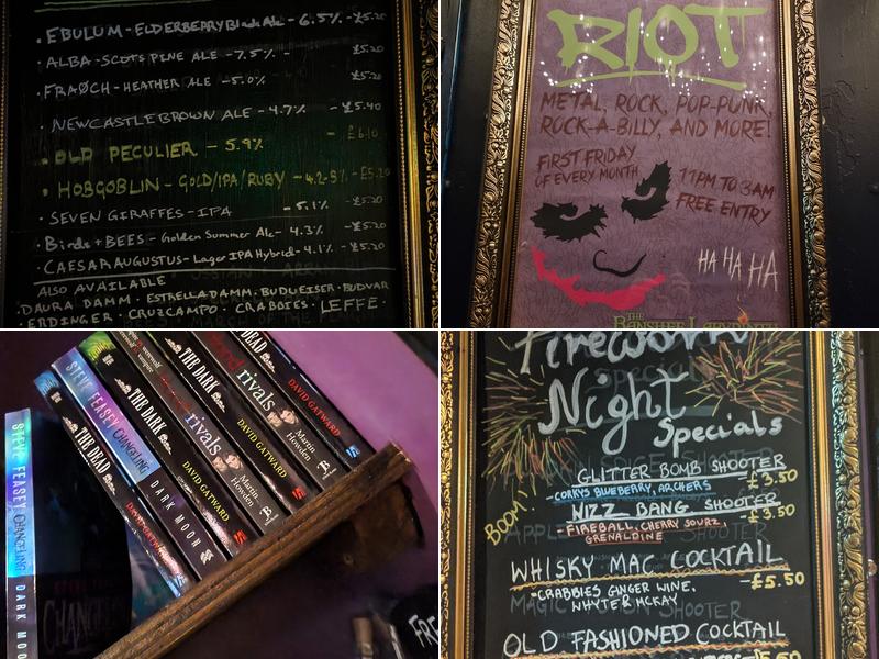 The Banshee Labyrinth Menu