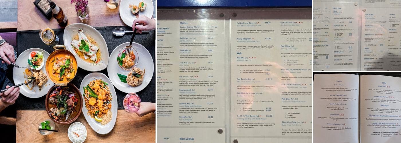 Nok's Kitchen on Stockbridge Menu