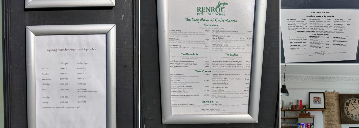 Café Renroc Menu