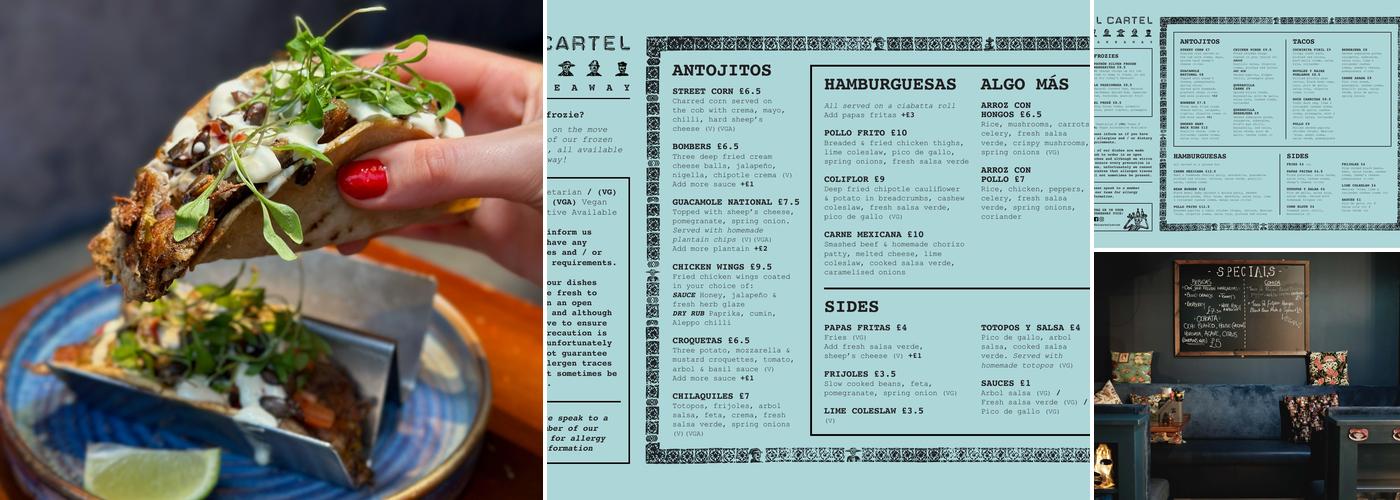 El Cartel Menu
