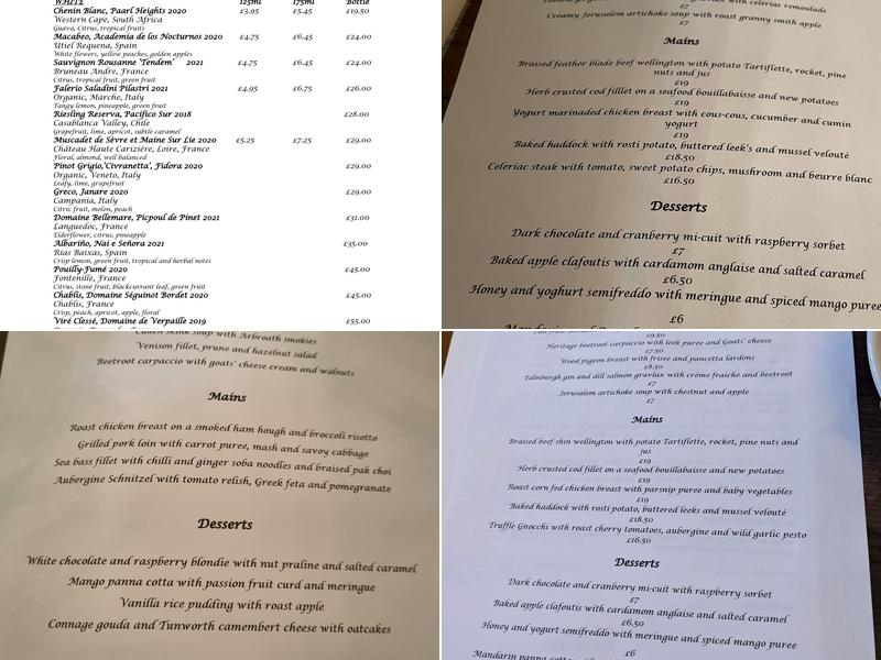 Michael's Menu