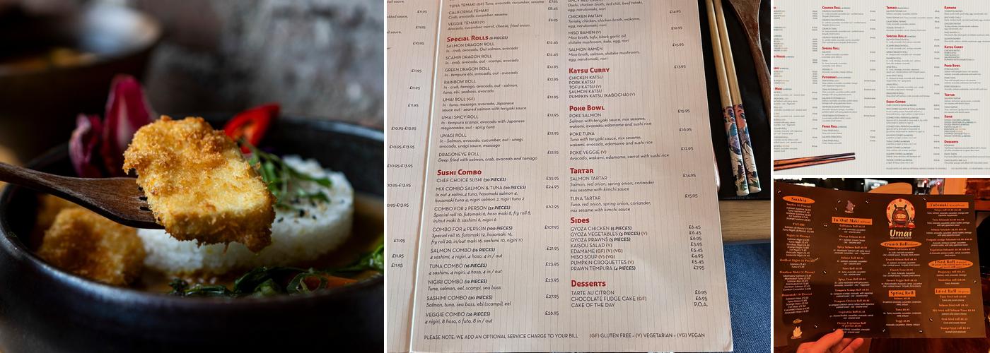 Umai Menu