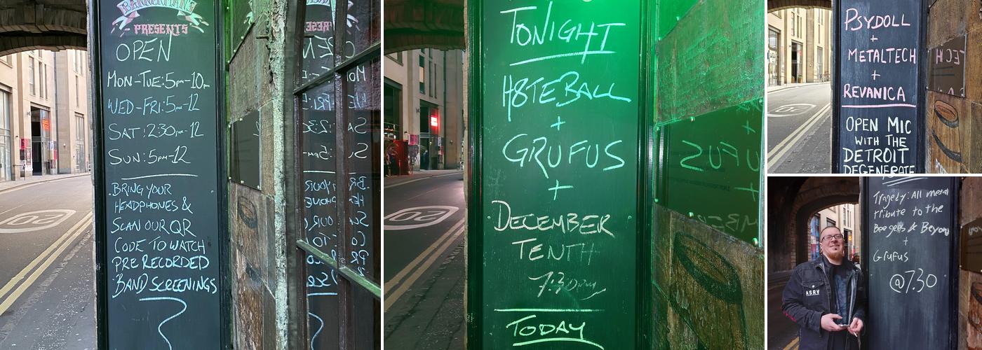 Bannerman's Bar Menu