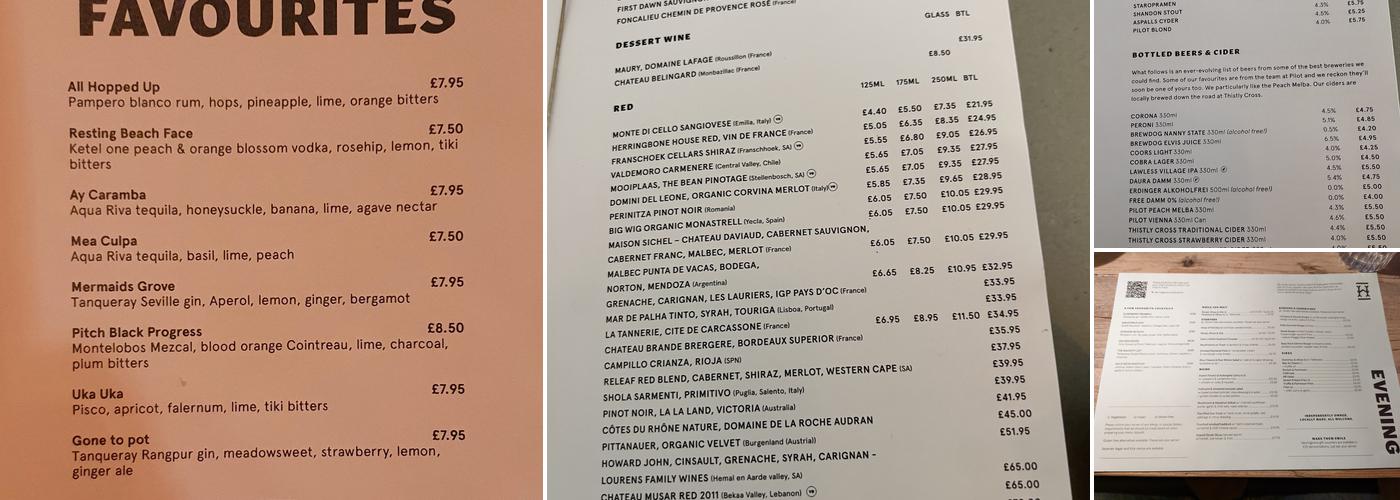 The Herringbone Menu