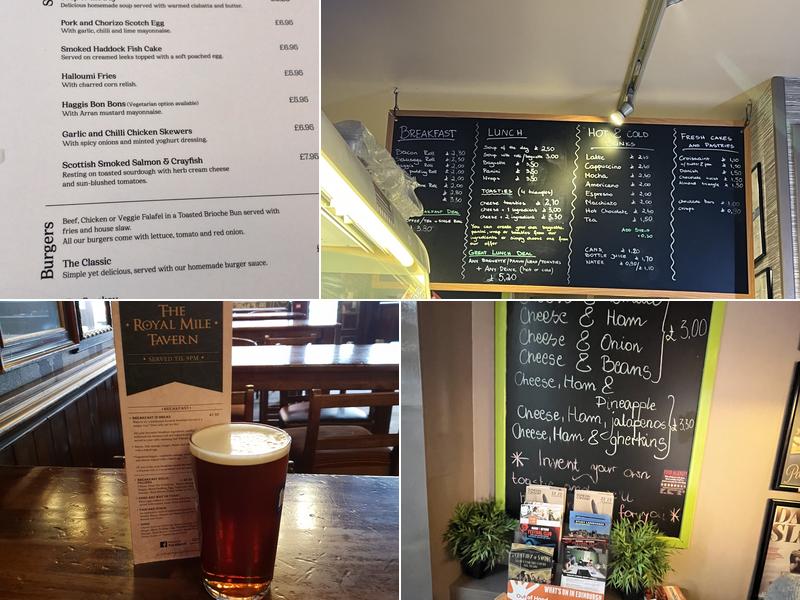 Royal Mile Tavern Menu