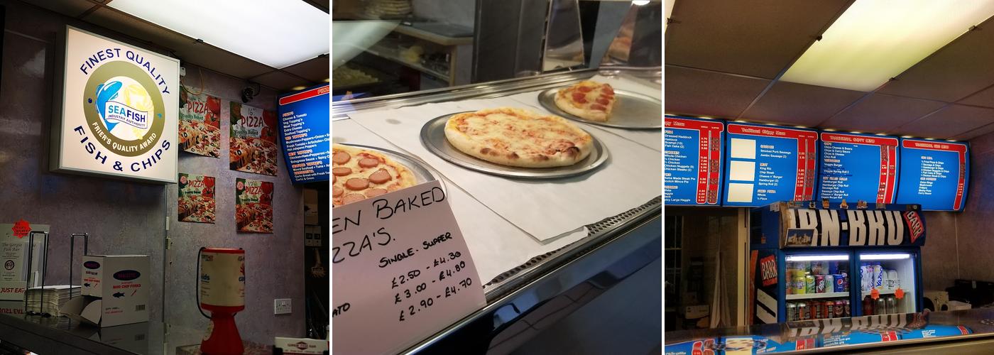 The Gorgie Fish Bar Menu