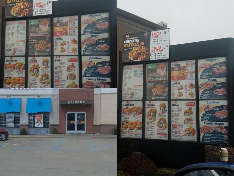 KFC Menu