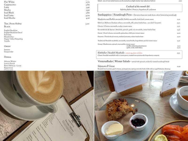 Söderberg Pavilion Menu