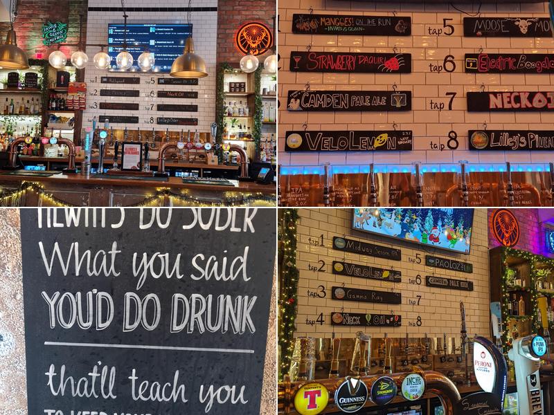 The Hanover Tap Menu