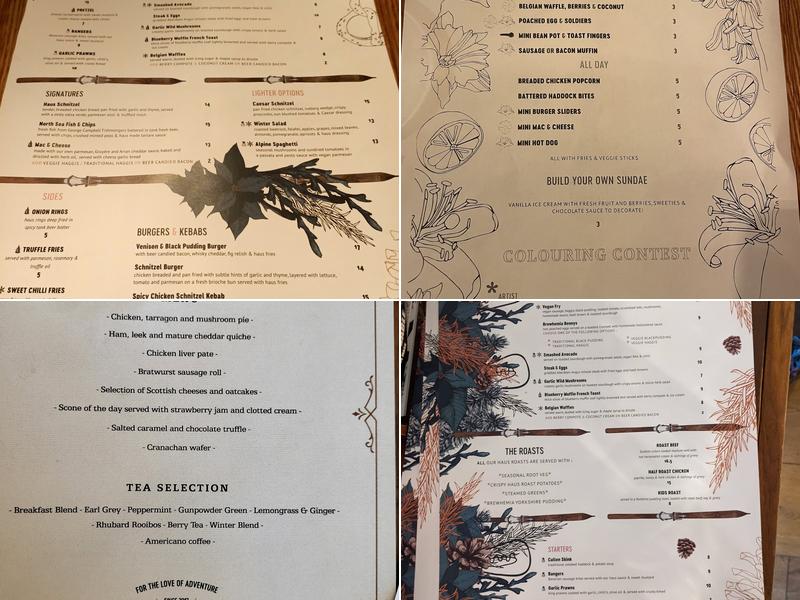 Brewhemia Menu