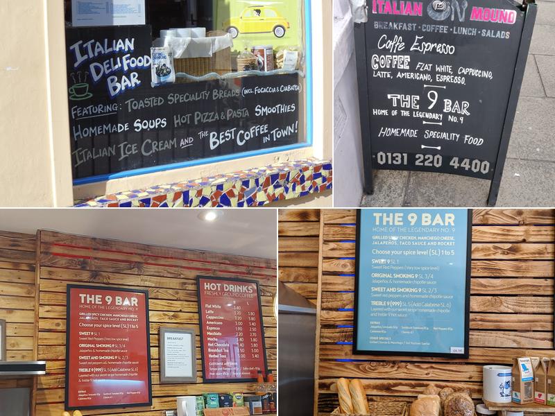 Italian on the Mound Menu