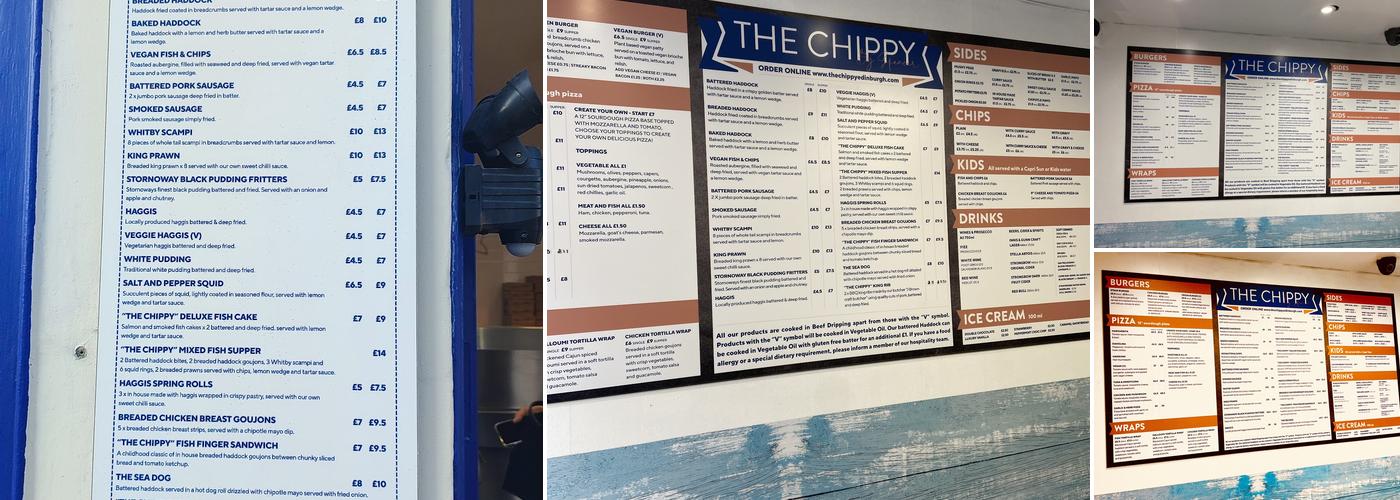 The Chippy by Spencer Menu