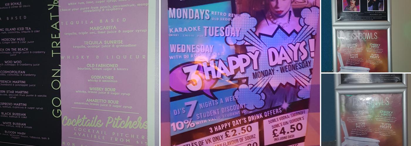 Planet Bar & Kitchen Menu