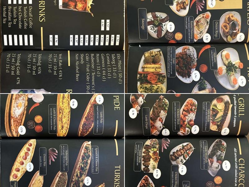 Memed Barbecue Grill & Meze Bar Menu