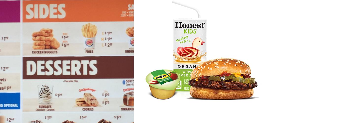 Burger King Menu