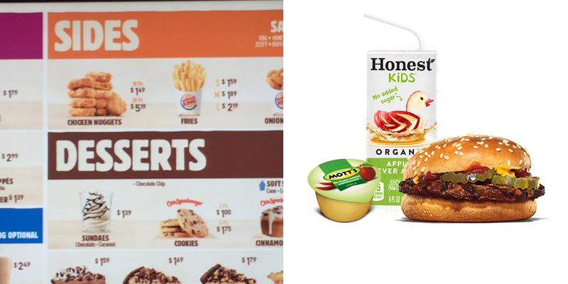 Burger King Menu