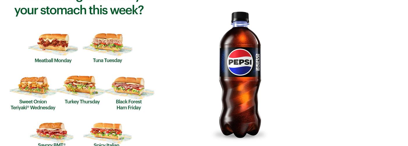 Subway Menu