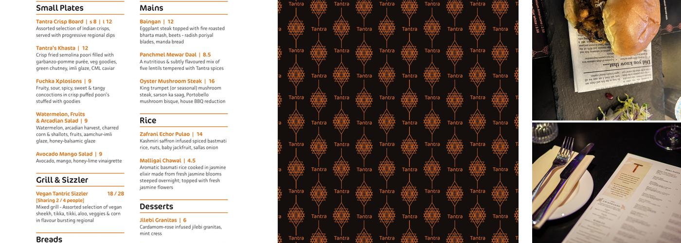 Tantra Menu