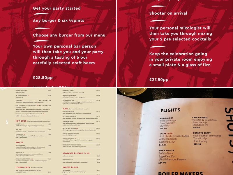 OX184 Menu