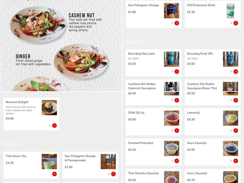 Thai 2 Go Edinburgh Menu