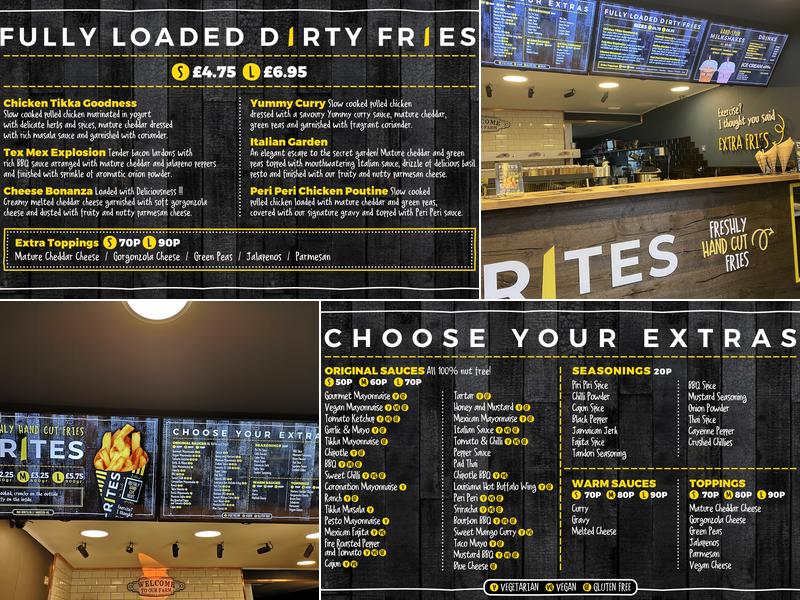 Frites Menu