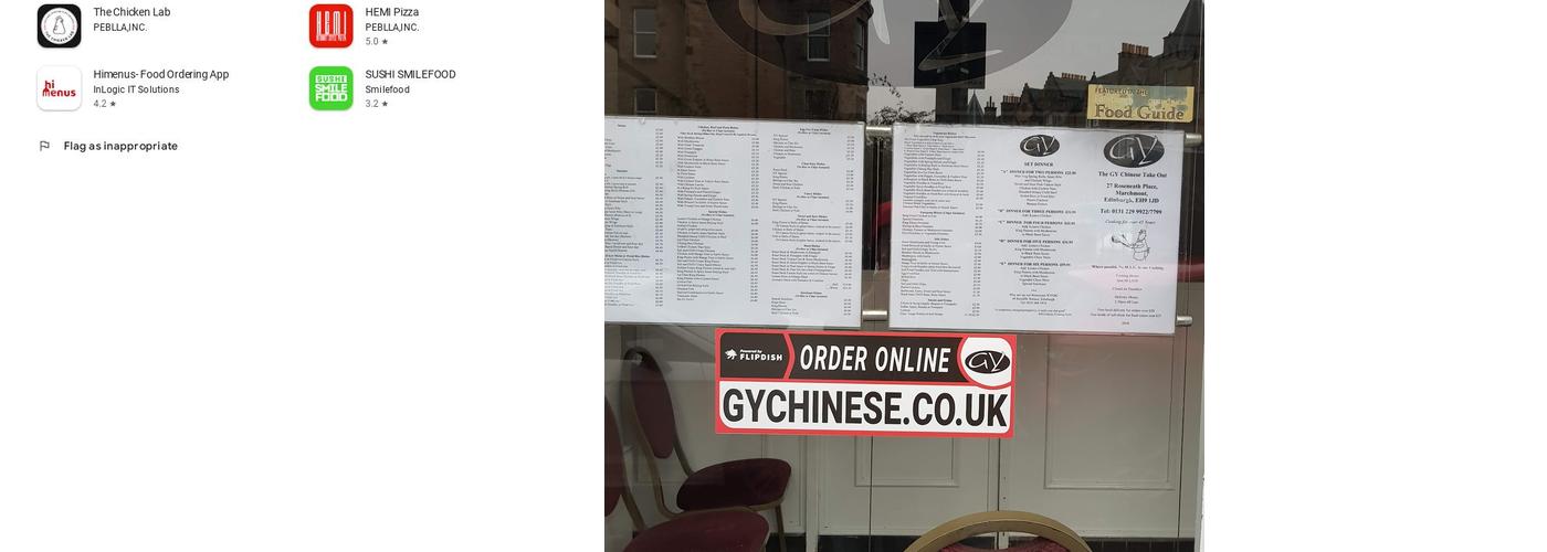 Gy Chinese Takeaway Menu