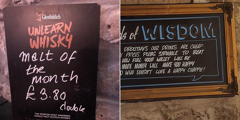 Drouthy Neebors Menu