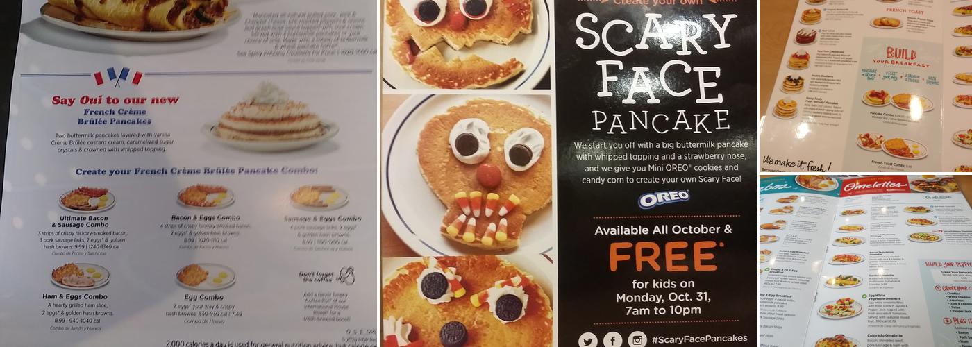 IHOP Menu