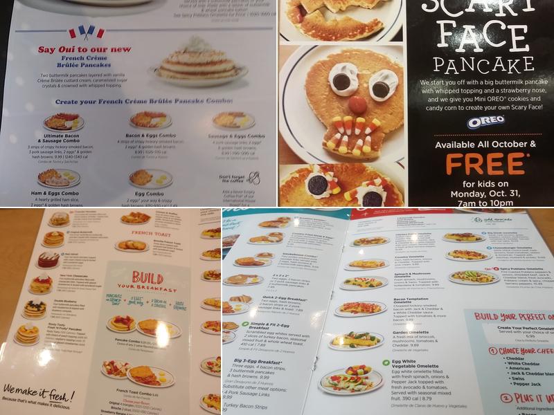 IHOP Menu