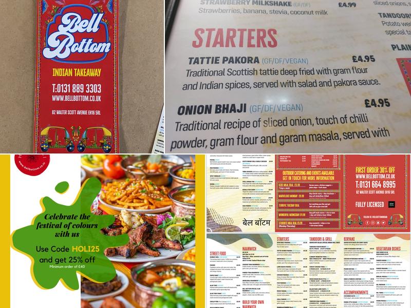 Bell Bottom Menu
